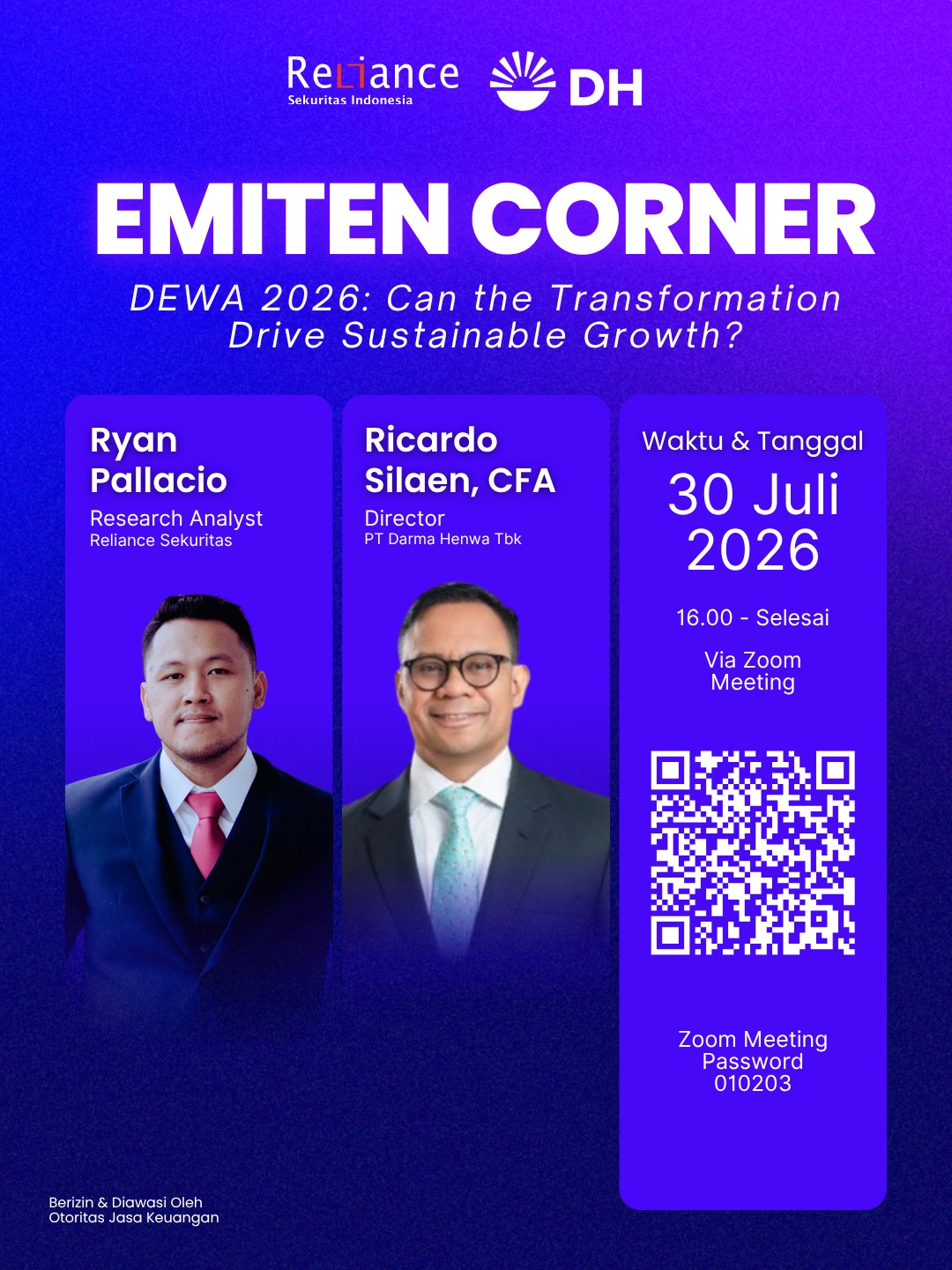 Emiten Corner “DEWA 2026: Can the Transformation Drive Sustainable Growth?
